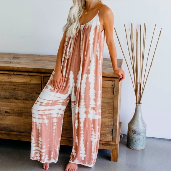 Women’s tie dye jumpsuit/romper - Picture 1 of 5